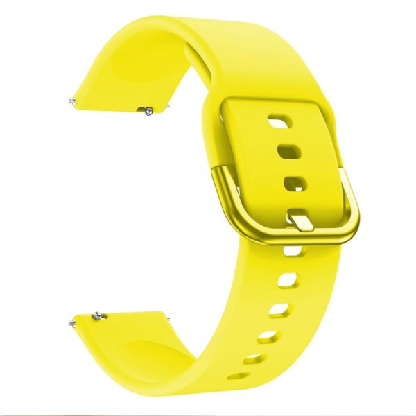 20mm silikonska narukvica za pametni sat - Yellow