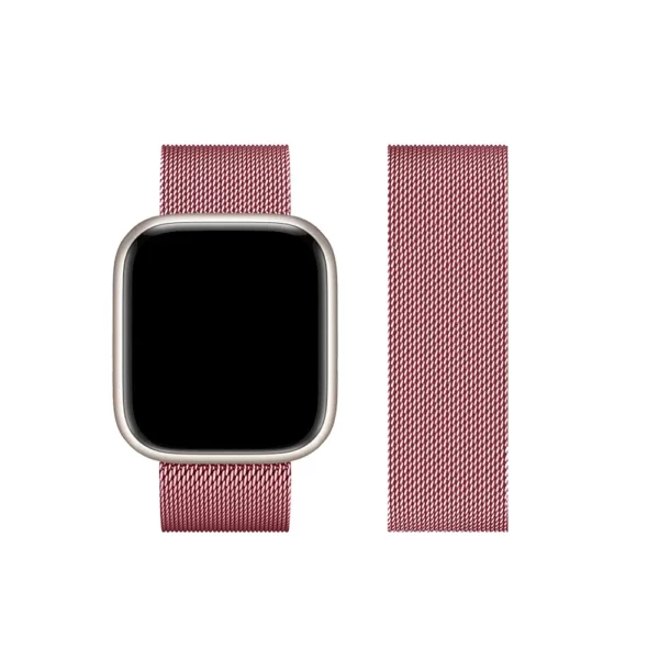 FORCELL F-DESIGN FA03 magnetic steel narukvica za APPLE Watch 42 / 44 / 45 / 49 mm rose gold