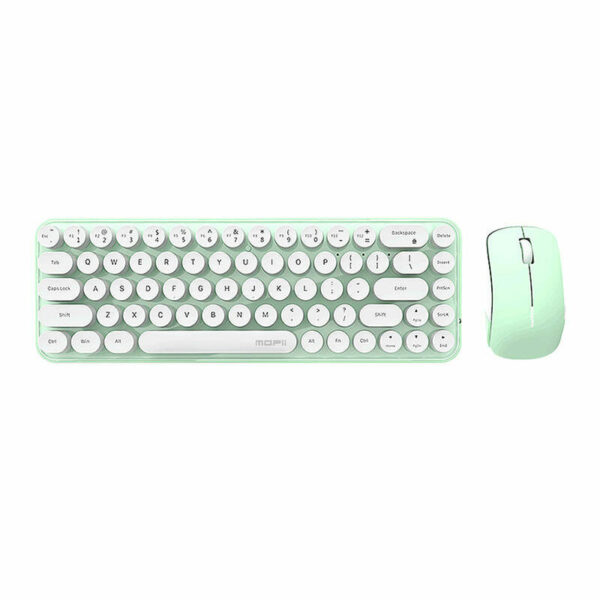 MOFII Wireless Keyboard+Mouse Bean bijelo-zeleni