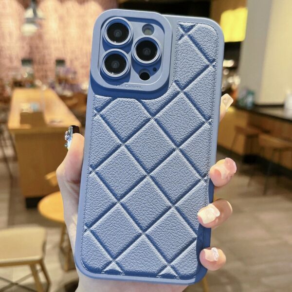 Rhombus maska za iPhone 15 Pro Max Blue