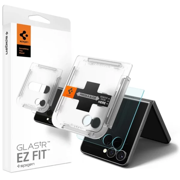 SPIGEN TR ”EZ FIT” HD zaštitno staklo za GALAXY Z FLIP 7 CLEAR