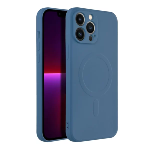 Silicone Mag Cover compatible with MagSafe maska za IPHONE 13 PRO MAX blue