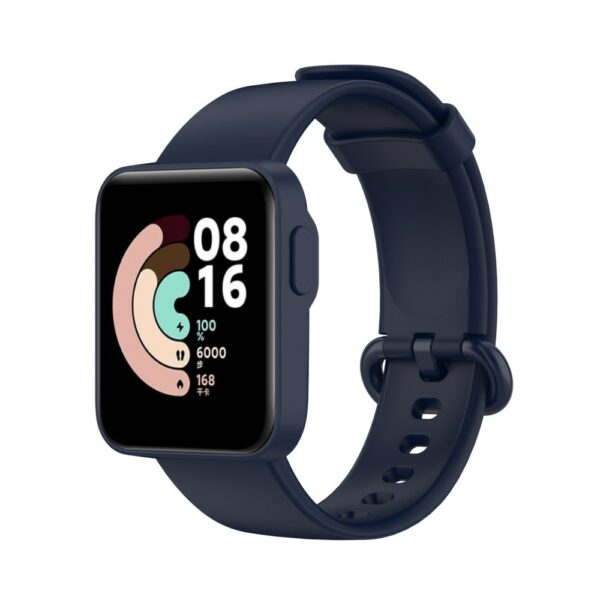 Soft Silicone Smart Watch Strap Replacement Watch Band for Xiaomi Mi Watch Lite / Redmi Watch - Dark