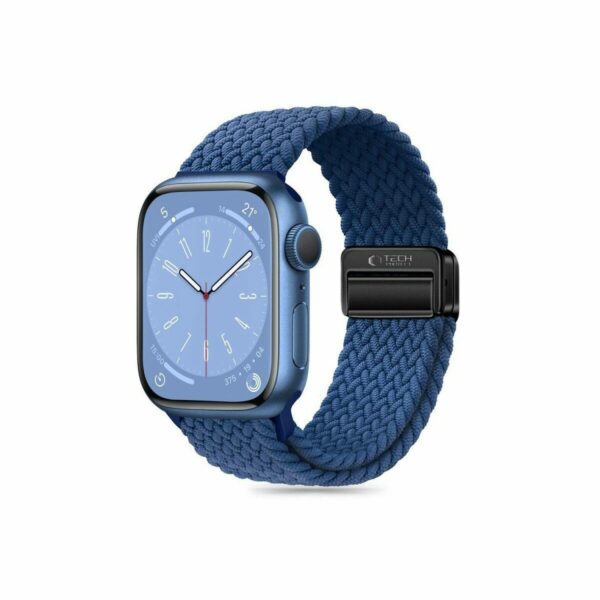 TECH-PROTECT NYLONMAG narukvica za APPLE WATCH 6 / 7 / 8 / 9 / 10 / SE (40 / 41 / 42 MM) MONTEGO BLU