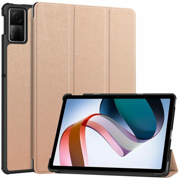 Tri-fold preklopna futrola za Xiaomi Redmi Pad SE - Rose Gold