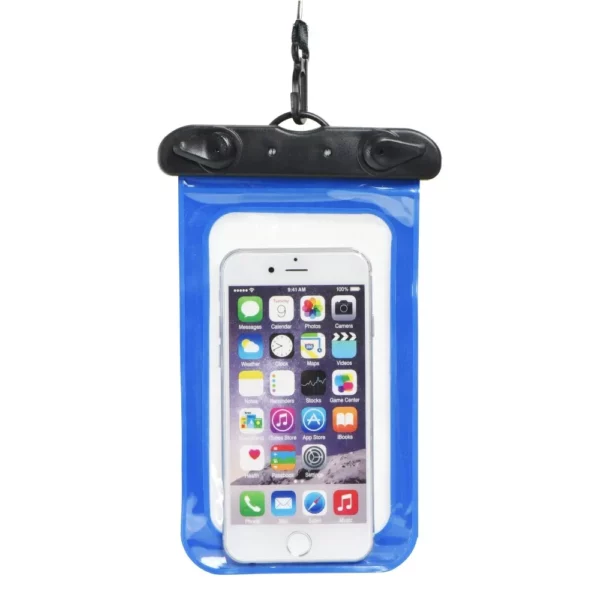 Vodootporna pvc futrola za mobitel blue