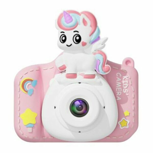 XJ01 2.0 HD dječija kamera - Pink Unicorn