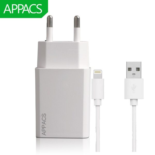 Appacs A7 2.1A punjač+lighting kabal