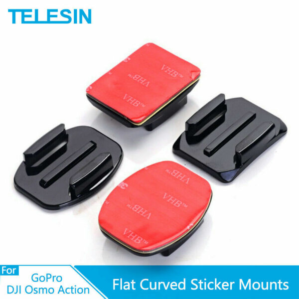 Telesin Flat+Curve Adhesive Mount with 3M adhesive