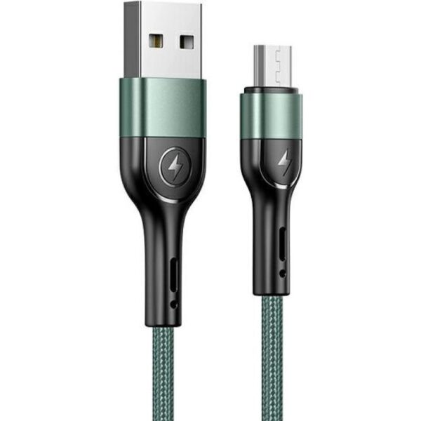 USAMS U55 Micro Aluminum 1m kabl green